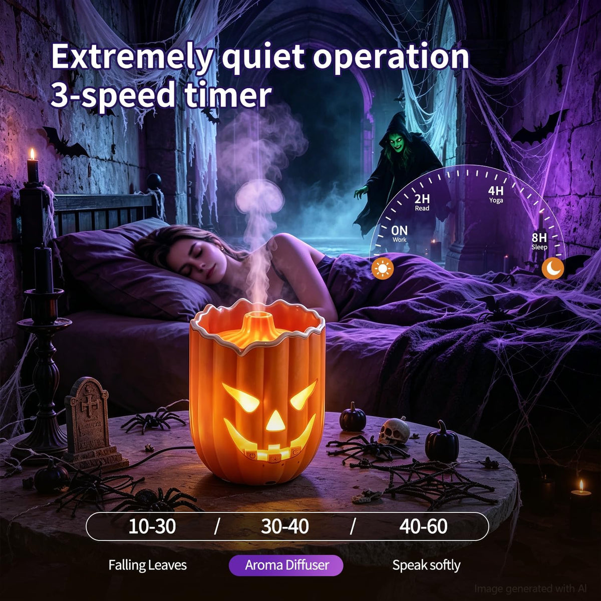 🎃💧 Halloween Pumpkin Aroma Diffuser