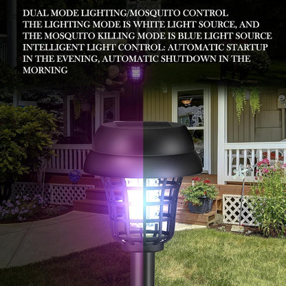 4 Pcs  Outdoor Solar Mosquito Killer Lamp for Lawns