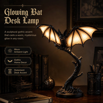 🦇 Glowing Bat Desk Lamp