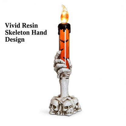 💀🕯️ Skeleton Hand LED Halloween Candle Light
