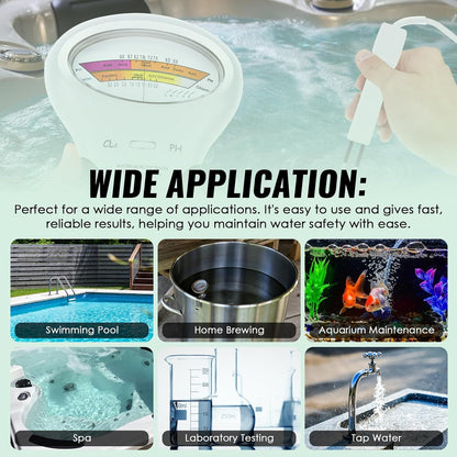 💧🔬 Pool & Spa PH Chlorine Water Quality Tester|Accurately measure the pH and chlorine levels in your swimming pool—simple, fast, and reliable🏊