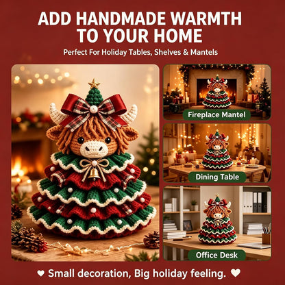🎄Crochet Animal Christmas Tree DIY Kit – Stitch a Little Christmas Magic