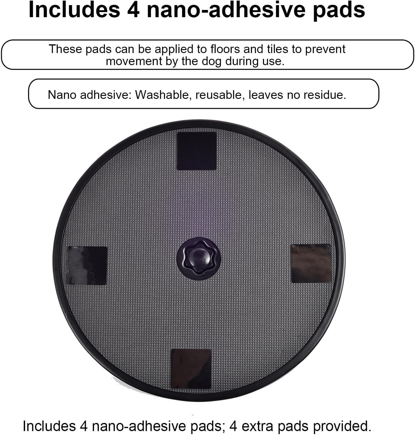 🦮3‑in‑1 Interactive Dog Nail Grinding & Treat Feeding Turntable