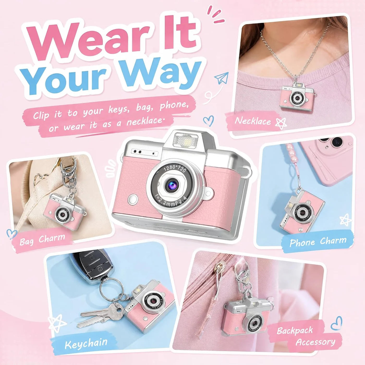 📸Retro Vintage Mini Digital Camera Starter Kit (Includes 32GB MicroSD Card)