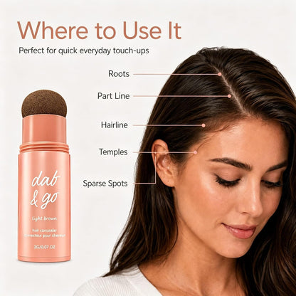 ✨ Hairline & Parting Touch-Up Powder | Quickly Conceal Roots in 10 Seconds