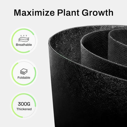 🌱5-Pack 5 Gallon Grow Bags -Heavy Duty Aeration FabricPots with Handles forVegetables, Flowers & Fruits🪴