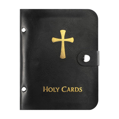 ✈️Gold-Stamped Leather Passport Holder with Airplane Clasp