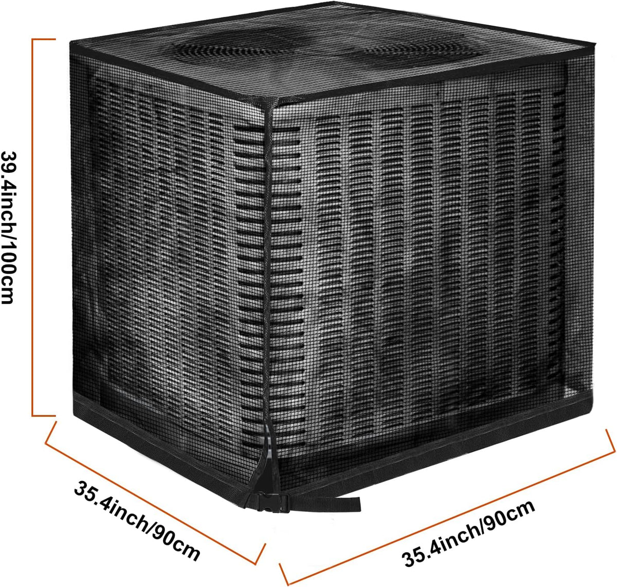 ❄️ Heavy-Duty Mesh AC Cover – ✨All-Season Outdoor Protection