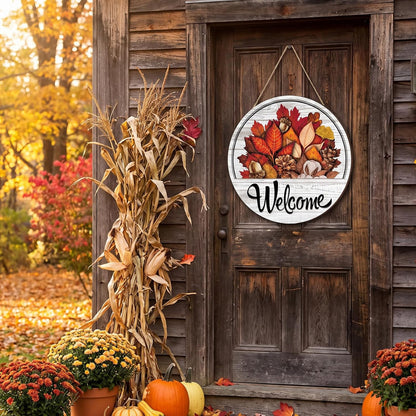 🧲 Interchangeable Magnetic Seasonal Welcome Door Sign|16-Piece Interchangeable Welcome Sign Set