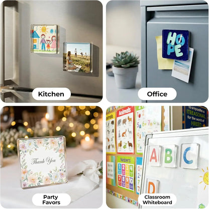 🔥 50% OFF DIY Acrylic Photo Magnet Kit – Create Custom Fridge Magnets in Minutes