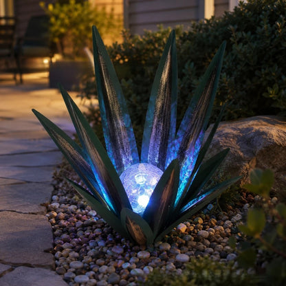 🌞Solar Agave Garden Stake Light
