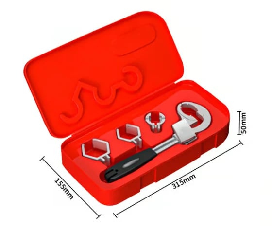 🌟✨ Double-headed adjustable universal key