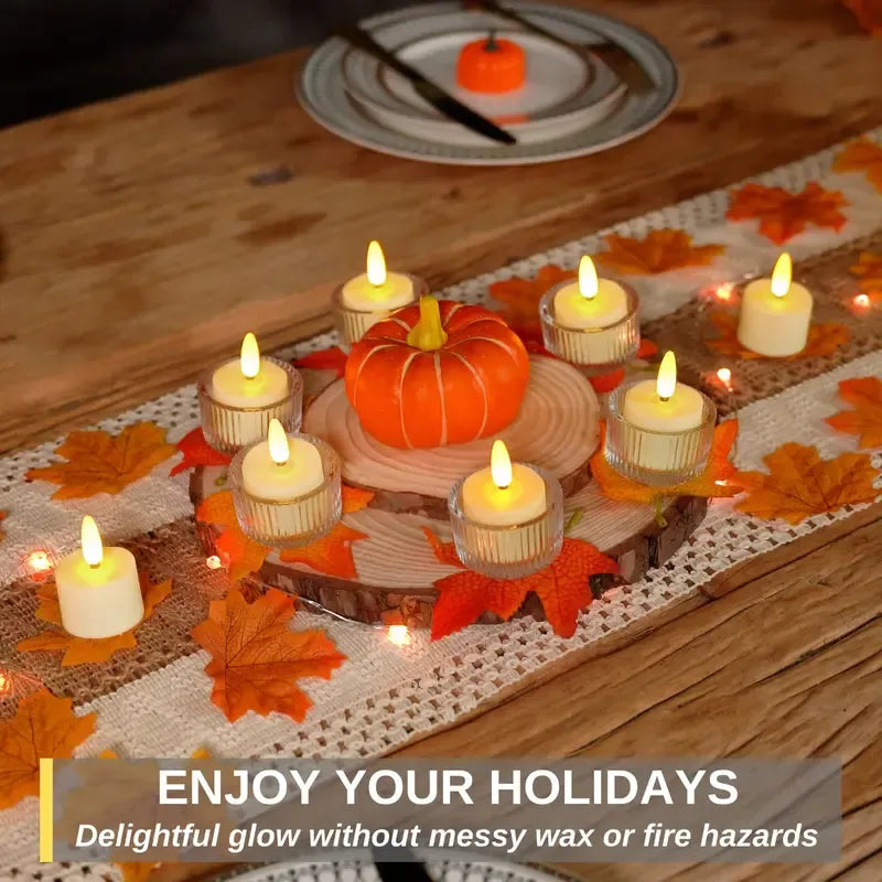 🔥 Rechargeable LED Tea Lights with Remote Control — The Last Tea Lights You’ll Ever Need