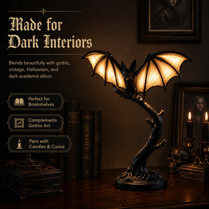 🦇 Glowing Bat Desk Lamp