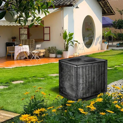 ❄️ Heavy-Duty Mesh AC Cover – ✨All-Season Outdoor Protection