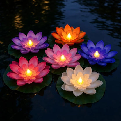 🪷Floating Lotus Lights