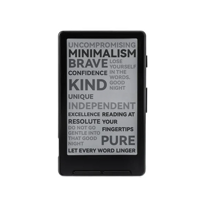 📖 3.7" Ultra-Portable E-Ink eBook Reader: Distraction-Free Pocket Reader with Gyroscope Page-Turn – 0.2" Thin, 2oz Lightweight Design for On-the-Go Reading