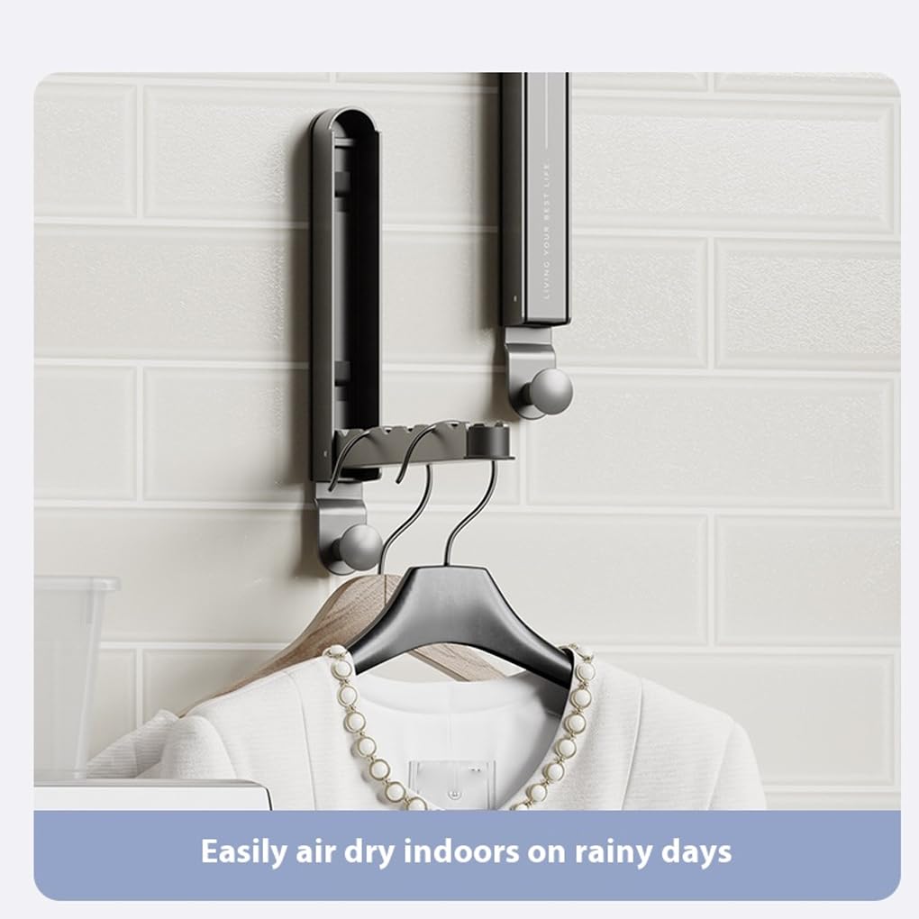 🚪 Foldable Over-the-Door Clothes Rack
