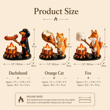 🐱🔥Cute Animal Campfire Tealight Candle Holder- 3 Styles Available