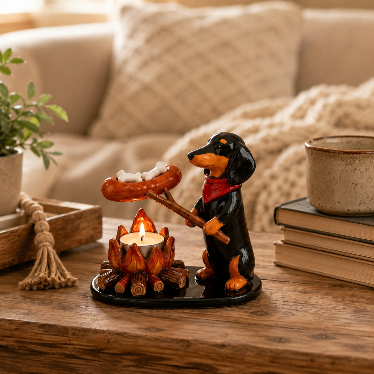 🐱🔥Cute Animal Campfire Tealight Candle Holder- 3 Styles Available