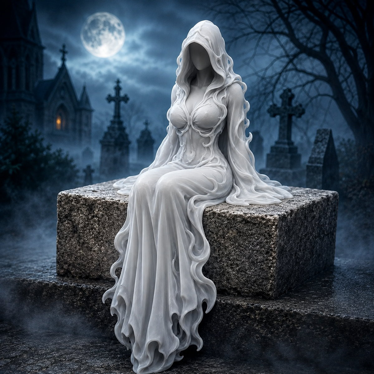 👻Ghost Goddess Shelf Sitter