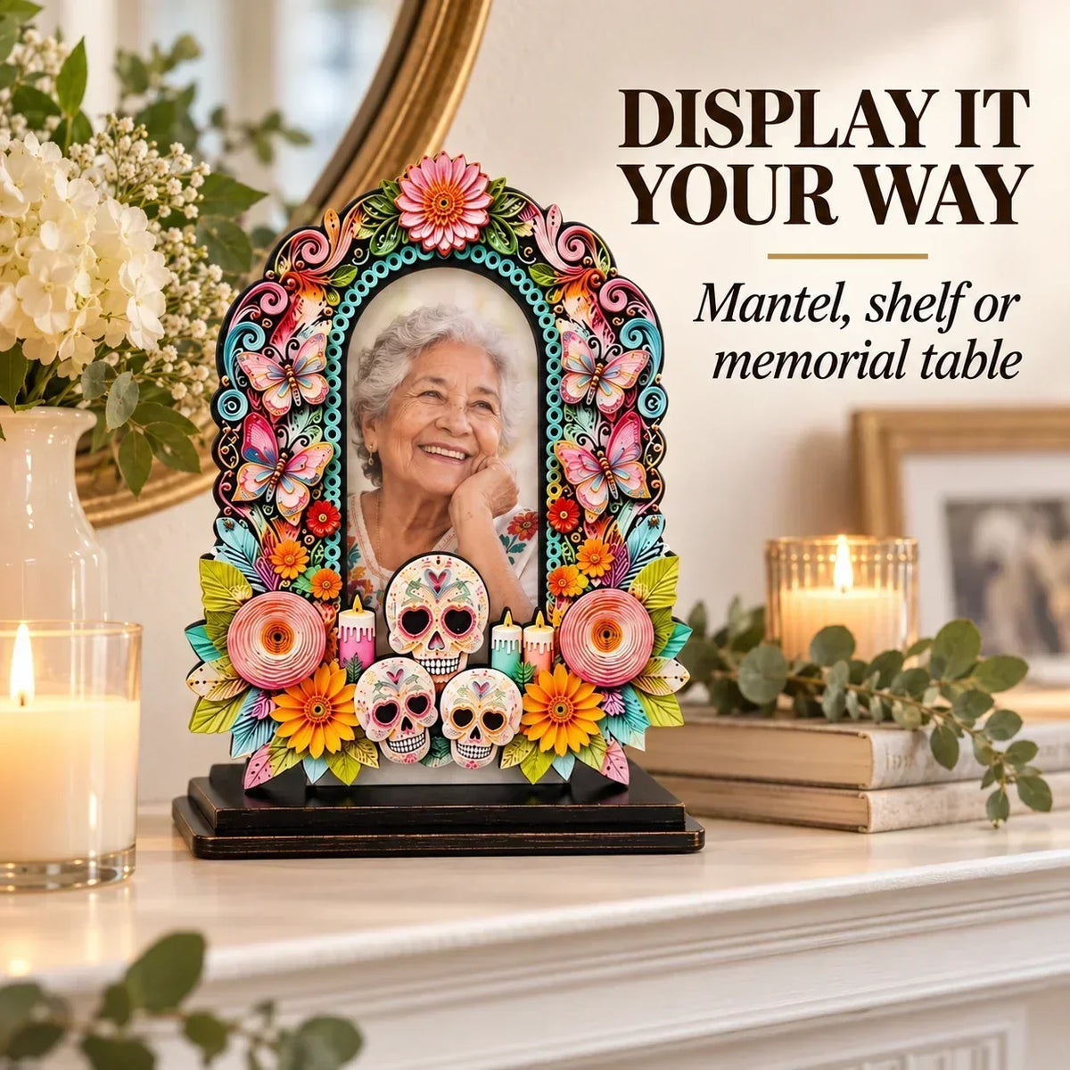 🔥Day of the Dead Commemorative Photo Frame