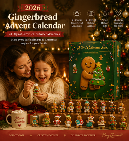 🎄2026 Gingerbread AdventCalendar