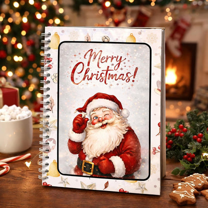 🎄 Holographic Christmas Gift Card Book – A Surprise on Every Page (Durable Hardcover Edition) 🎉