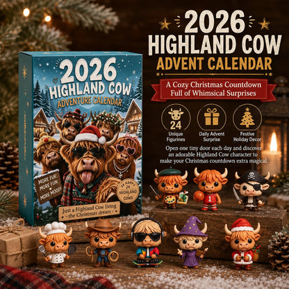 🔥2026 Highland CowAdvent Calendar 🐂📆