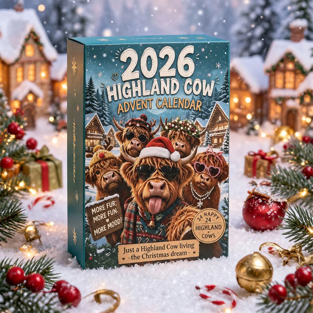 🔥2026 Highland CowAdvent Calendar 🐂📆