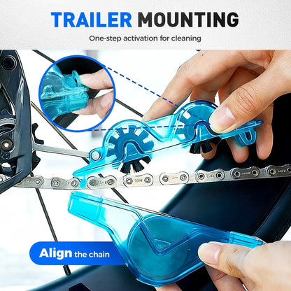 🚲 Portable Bicycle Chain Cleaner | 360° All-Round Bike Chain Cleaning Tool