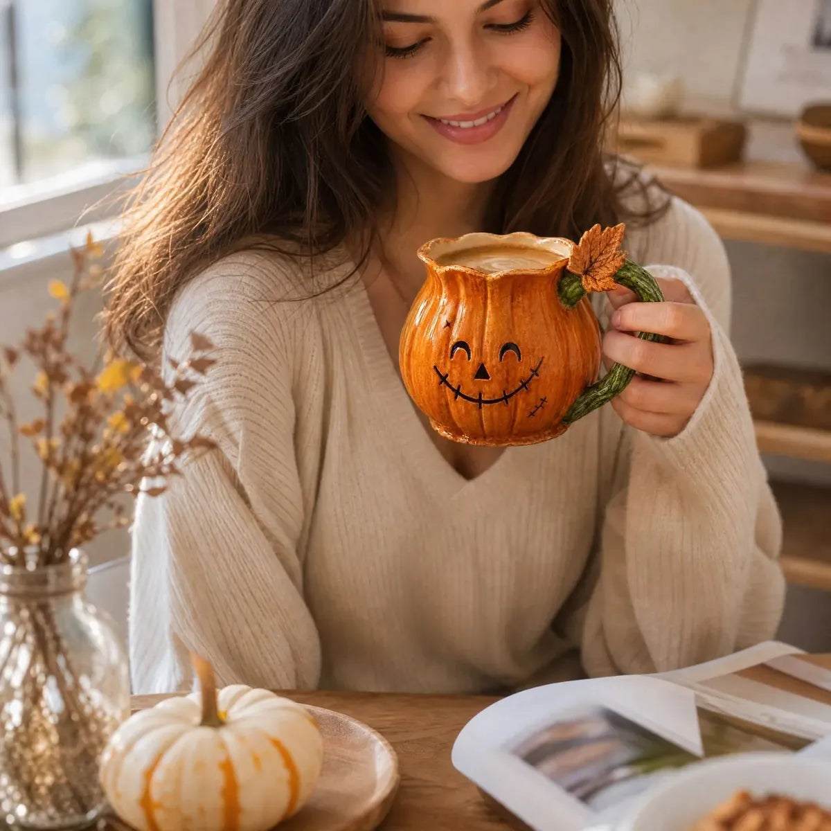 🎃Smiling Pumpkin Coffee Mug