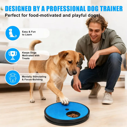 🦮3‑in‑1 Interactive Dog Nail Grinding & Treat Feeding Turntable