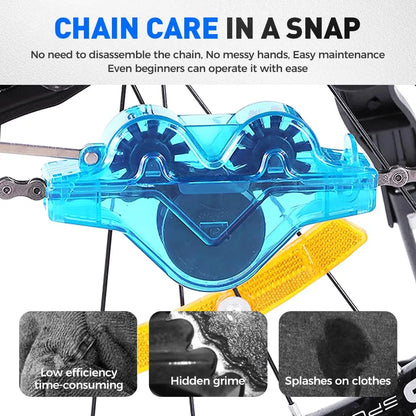 🚲 Portable Bicycle Chain Cleaner | 360° All-Round Bike Chain Cleaning Tool