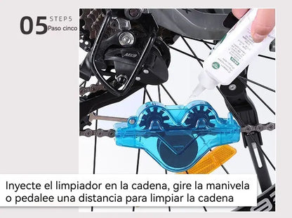 🚲 Portable Bicycle Chain Cleaner | 360° All-Round Bike Chain Cleaning Tool