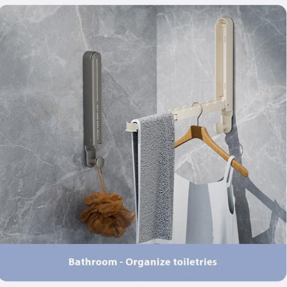 🚪 Foldable Over-the-Door Clothes Rack