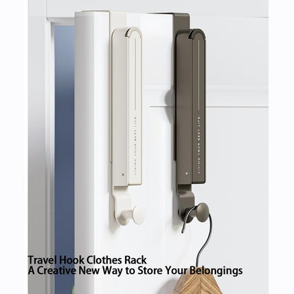 🚪 Foldable Over-the-Door Clothes Rack