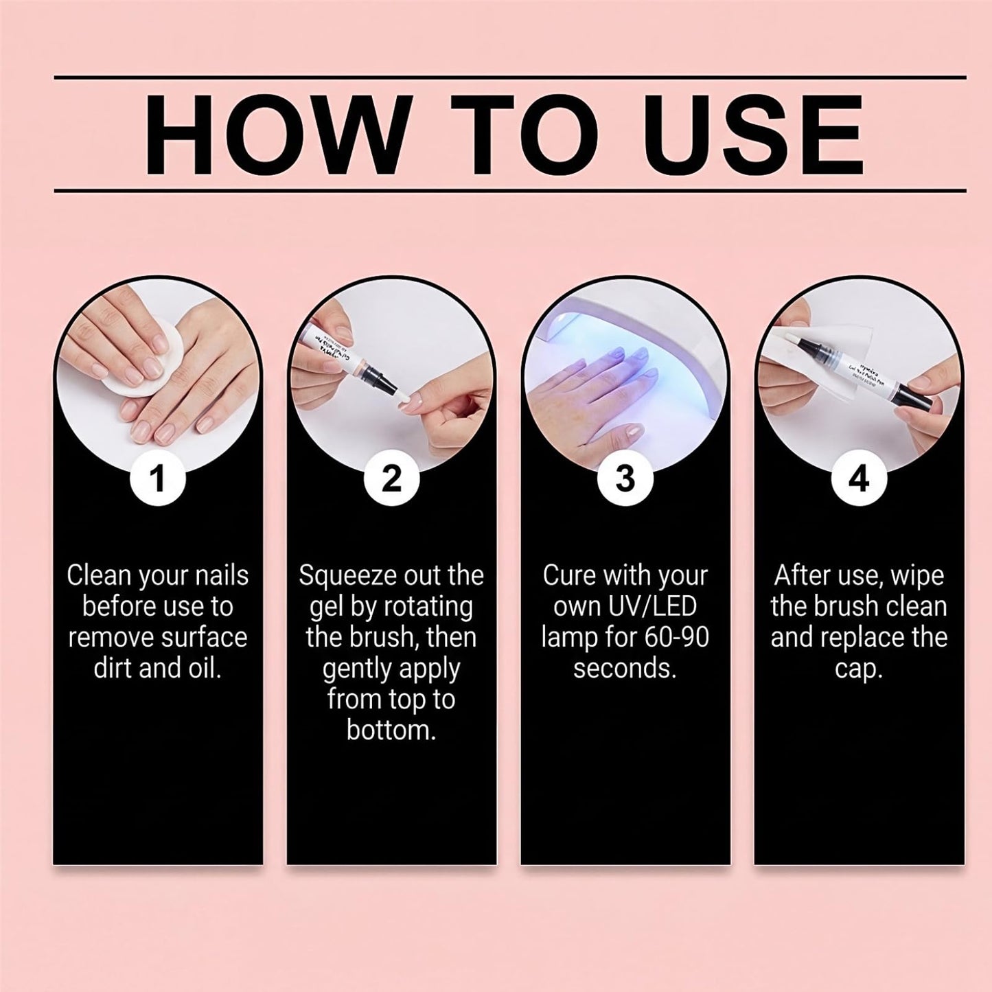 ✨6 Colors Shimmer Pearl Gel Nail Polish Set