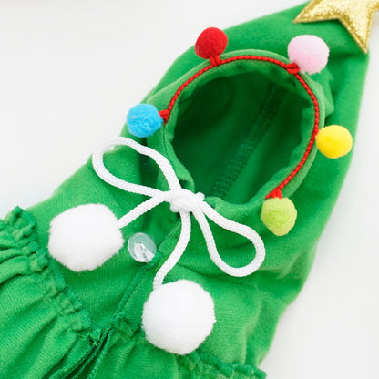 🎄 Christmas Tree Pet Costume | Cute Hooded Cape for Dogs & Cats🐕