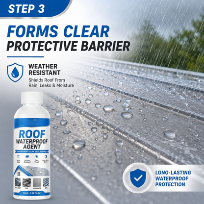 Roof Waterproof Agent|Stop roof leaks fast with our transparent leak‑seal formula🏠