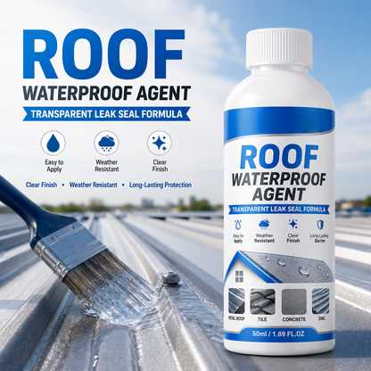 Roof Waterproof Agent|Stop roof leaks fast with our transparent leak‑seal formula🏠