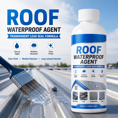 Roof Waterproof Agent|Stop roof leaks fast with our transparent leak‑seal formula🏠