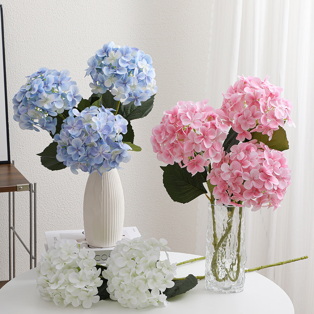 💐UV-Resistant Artificial Hydrangeas | Set of 3 Bunches