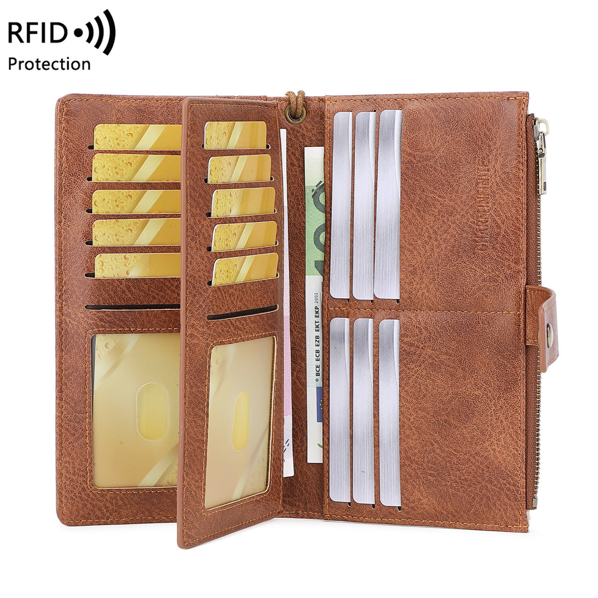 🛡️ Women's RFID Blocking Trifold Wallet-Keep your cards safe