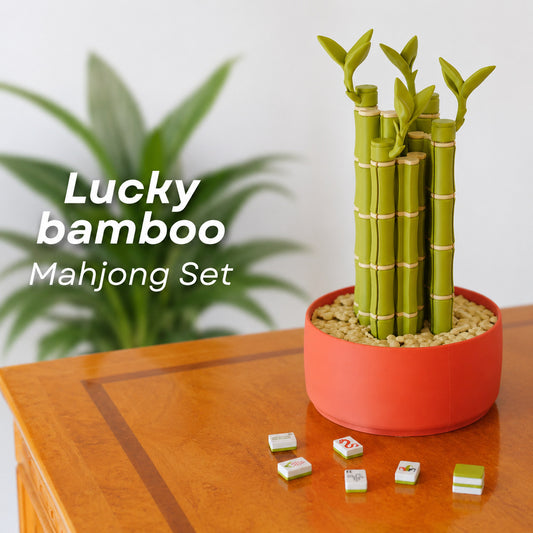 🎋Lucky Bamboo Mahjong Set
