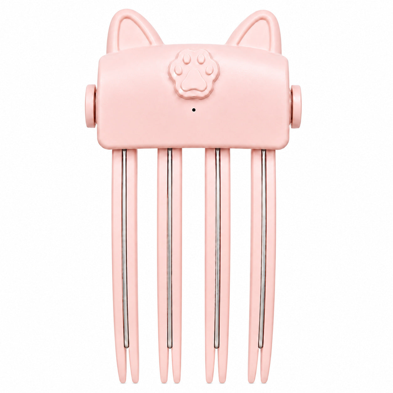 🐱 Cute Cat‑Ear Root Volume Heating Comb