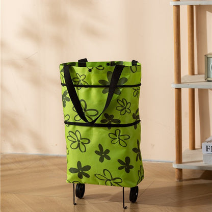 2-in-1 Foldable Shopping Cart