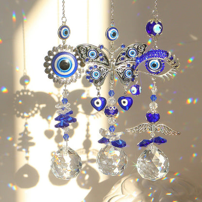 😈👁️Bohemian Style Crystal Light Catcher Decor