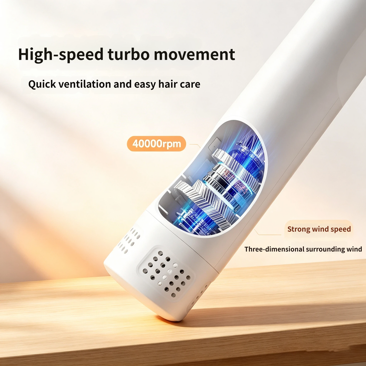🐶2‑in‑1 Pet Grooming Dryer Brush | Low Noise Portable Dog Cat Hair Blow Dryer for Home Pet Bath Grooming