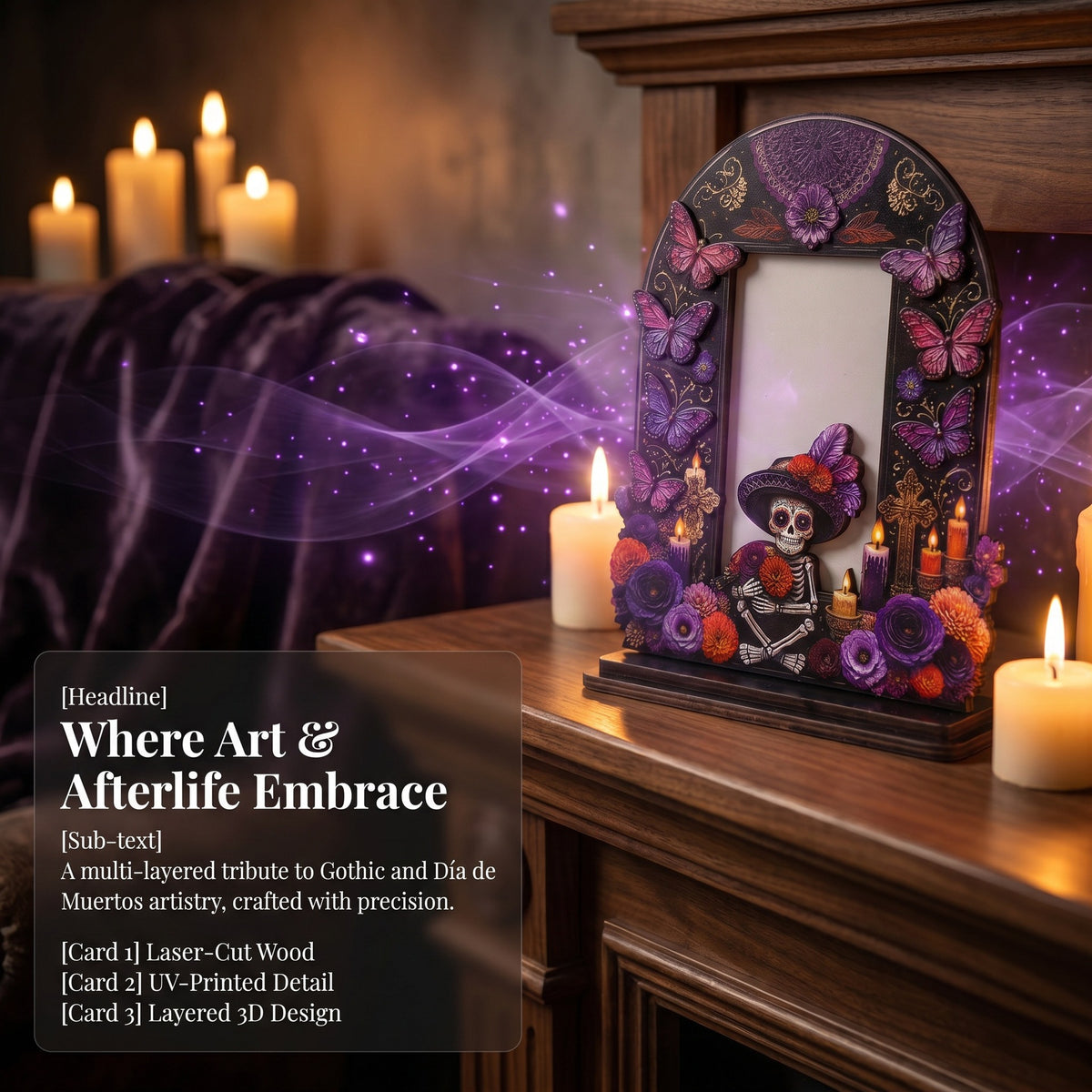 🔥Day of the Dead Commemorative Photo Frame